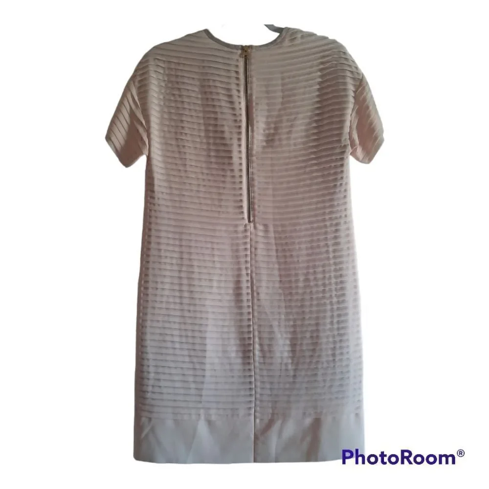 J.Crew Pleated Chiffon T-Shirt Dress